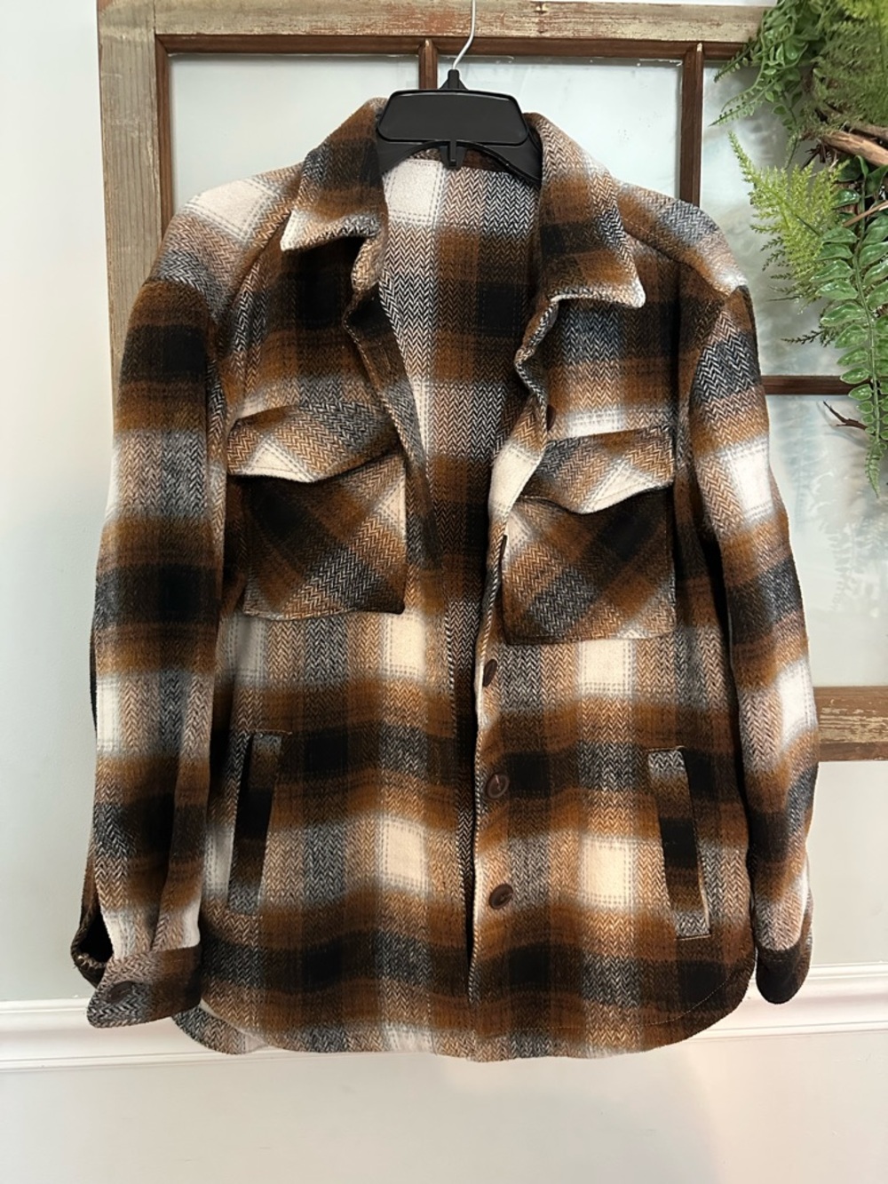 Women’s XS Member’s Mark plaid shacket